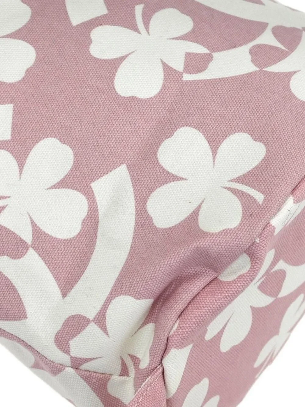 Chanel Pink Canvas Drawstring Shoulder Bag 181990